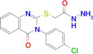 2-{[3-(4-chlorophenyl)-4-oxo-3,4-dihydroquinazolin-2-yl]sulfanyl}acetohydrazide