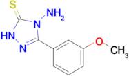 4-amino-3-(3-methoxyphenyl)-4,5-dihydro-1H-1,2,4-triazole-5-thione