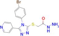 2-{[4-(4-bromophenyl)-5-(pyridin-4-yl)-4h-1,2,4-triazol-3-yl]sulfanyl}acetohydrazide