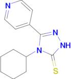 4-Cyclohexyl-3-(pyridin-4-yl)-4,5-dihydro-1h-1,2,4-triazole-5-thione