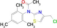 n-[4-(chloromethyl)-1,3-thiazol-2-yl]-n-(2,4,6-trimethylphenyl)acetamide