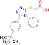 2-{[5-(4-tert-Butylphenyl)-4-phenyl-4h-1,2,4-triazol-3-yl]sulfanyl}acetic acid