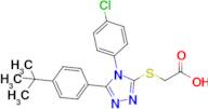 2-{[5-(4-tert-Butylphenyl)-4-(4-chlorophenyl)-4h-1,2,4-triazol-3-yl]sulfanyl}acetic acid