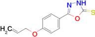 5-[4-(prop-2-en-1-yloxy)phenyl]-2,3-dihydro-1,3,4-oxadiazole-2-thione