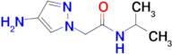 2-(4-amino-1h-pyraZol-1-yl)-n-isopropylacetamide