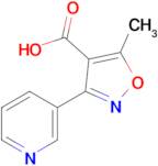 5-Methyl-3-(pyridin-3-yl)-1,2-oxazole-4-carboxylic acid