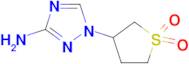 3-(3-Amino-1h-1,2,4-triazol-1-yl)-1lambda6-thiolane-1,1-dione