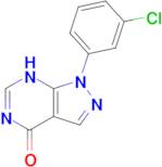 1-(3-chlorophenyl)-1H,4H,7H-pyrazolo[3,4-d]pyrimidin-4-one