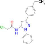 2-Chloro-n-[3-(4-ethylphenyl)-1-phenyl-1h-pyrazol-5-yl]acetamide