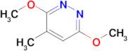 3,6-Dimethoxy-4-methylpyridazine