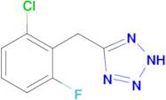 5-[(2-chloro-6-fluorophenyl)methyl]-2h-1,2,3,4-tetrazole