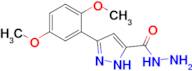 3-(2,5-Dimethoxyphenyl)-1h-pyrazole-5-carbohydrazide