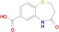 4-Oxo-2,3,4,5-tetrahydro-1,5-benzothiazepine-7-carboxylic acid