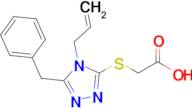 2-{[5-benzyl-4-(prop-2-en-1-yl)-4h-1,2,4-triazol-3-yl]sulfanyl}acetic acid