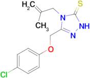 3-[(4-chlorophenoxy)methyl]-4-(2-methylprop-2-en-1-yl)-4,5-dihydro-1H-1,2,4-triazole-5-thione