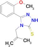 3-(2-methoxyphenyl)-4-(2-methylprop-2-en-1-yl)-4,5-dihydro-1H-1,2,4-triazole-5-thione