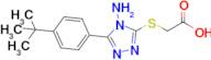 2-{[4-amino-5-(4-tert-Butylphenyl)-4h-1,2,4-triazol-3-yl]sulfanyl}acetic acid