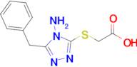 2-[(4-amino-5-benzyl-4h-1,2,4-triazol-3-yl)sulfanyl]acetic acid