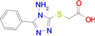 2-[(4-amino-5-phenyl-4h-1,2,4-triazol-3-yl)sulfanyl]acetic acid