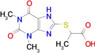 2-[(1,3-dimethyl-2,6-dioxo-2,3,6,7-tetrahydro-1h-purin-8-yl)sulfanyl]propanoic acid