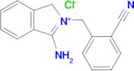 3-Amino-2-[(2-cyanophenyl)methyl]-1h-isoindol-2-ium chloride