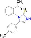 5-(4-methylphenyl)-1-[2-(propan-2-yl)phenyl]-2,3-dihydro-1H-imidazole-2-thione