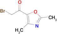 2-Bromo-1-(dimethyl-1,3-oxazol-5-yl)ethan-1-one