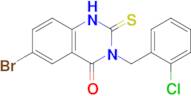 6-bromo-3-[(2-chlorophenyl)methyl]-2-sulfanylidene-1,2,3,4-tetrahydroquinazolin-4-one