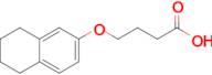 4-(5,6,7,8-Tetrahydronaphthalen-2-yloxy)butanoic acid