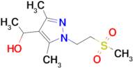 1-[1-(2-methanesulfonylethyl)-3,5-dimethyl-1h-pyrazol-4-yl]ethan-1-ol