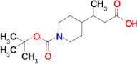 3-{1-[(tert-Butoxy)carbonyl]piperidin-4-yl}butanoic acid