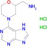 1-[4-(7H-purin-6-yl)morpholin-2-yl]methanamine dihydrochloride