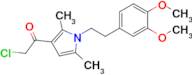 2-Chloro-1-{1-[2-(3,4-dimethoxyphenyl)ethyl]-2,5-dimethyl-1h-pyrrol-3-yl}ethan-1-one