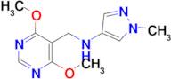 n-[(4,6-dimethoxypyrimidin-5-yl)methyl]-1-methyl-1h-pyrazol-4-amine