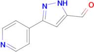 3-(Pyridin-4-yl)-1h-pyrazole-5-carbaldehyde