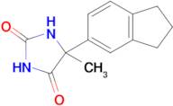 5-(2,3-Dihydro-1h-inden-5-yl)-5-methylimidazolidine-2,4-dione