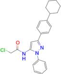 2-Chloro-n-[3-(4-cyclohexylphenyl)-1-phenyl-1h-pyrazol-5-yl]acetamide