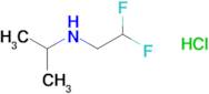 (2,2-Difluoroethyl)(propan-2-yl)amine hydrochloride