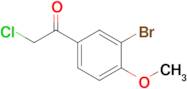 1-(3-Bromo-4-methoxyphenyl)-2-chloroethan-1-one