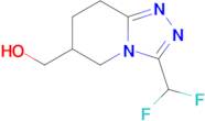 [3-(difluoromethyl)-5h,6h,7h,8h-[1,2,4]triazolo[4,3-a]pyridin-6-yl]methanol