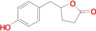 5-[(4-hydroxyphenyl)methyl]oxolan-2-one