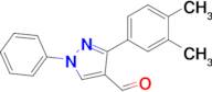 3-(3,4-Dimethylphenyl)-1-phenyl-1h-pyrazole-4-carbaldehyde