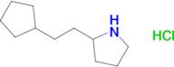 2-(2-Cyclopentylethyl)pyrrolidine hydrochloride