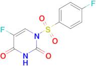 5-Fluoro-1-(4-fluorobenzenesulfonyl)-1,2,3,4-tetrahydropyrimidine-2,4-dione