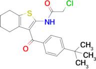 n-[3-(4-tert-Butylbenzoyl)-4,5,6,7-tetrahydro-1-benzothiophen-2-yl]-2-chloroacetamide