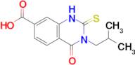 3-(2-methylpropyl)-4-oxo-2-sulfanylidene-1,2,3,4-tetrahydroquinazoline-7-carboxylic acid