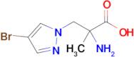 2-Amino-3-(4-bromo-1h-pyrazol-1-yl)-2-methylpropanoic acid