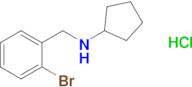 n-[(2-bromophenyl)methyl]cyclopentanamine hydrochloride