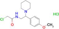 2-Chloro-n-[2-(4-methoxyphenyl)-2-(piperidin-1-yl)ethyl]acetamide hydrochloride