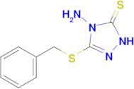 4-amino-3-(benzylsulfanyl)-4,5-dihydro-1H-1,2,4-triazole-5-thione